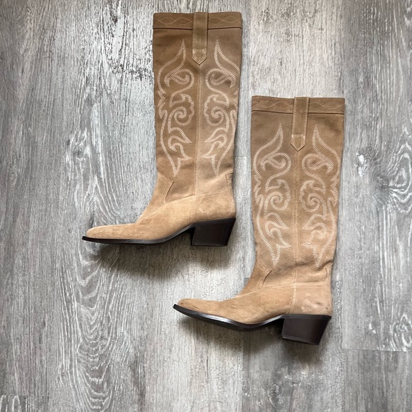 Zara Terez Tan Heeled Boots - Picture 1 of 5